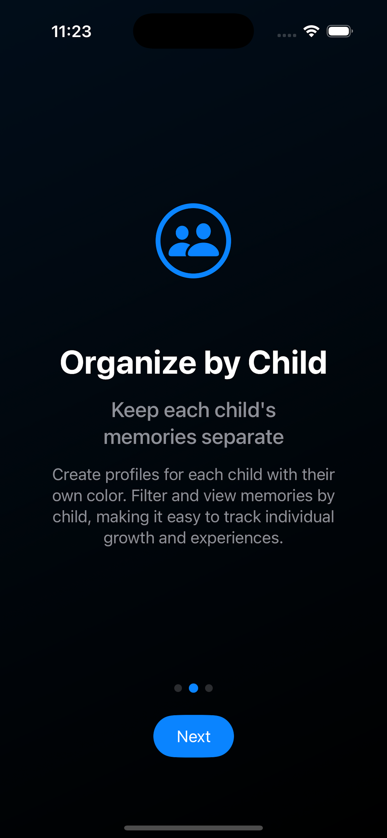 Add Memory - Capture moments with photos, videos, and voice notes