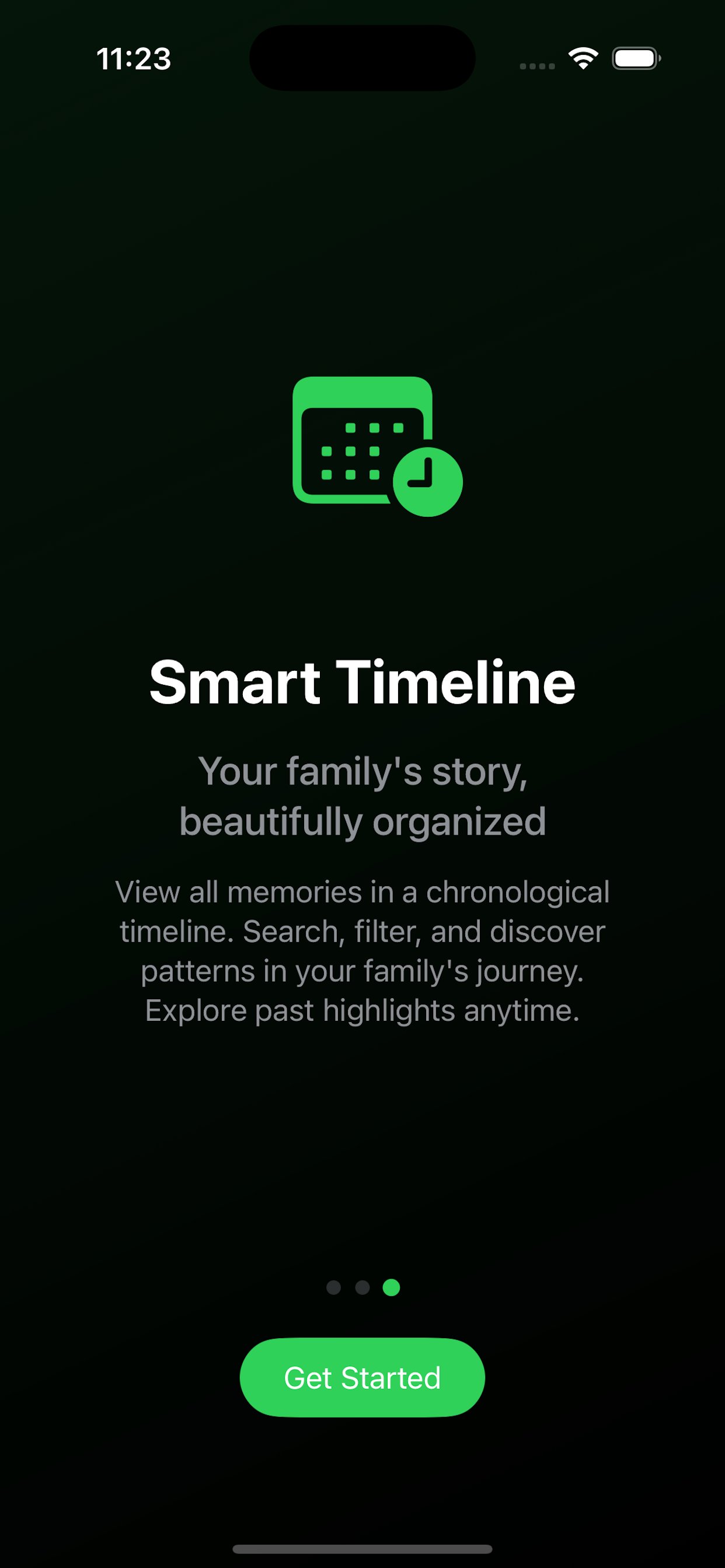 Memories Feed - View your family's timeline